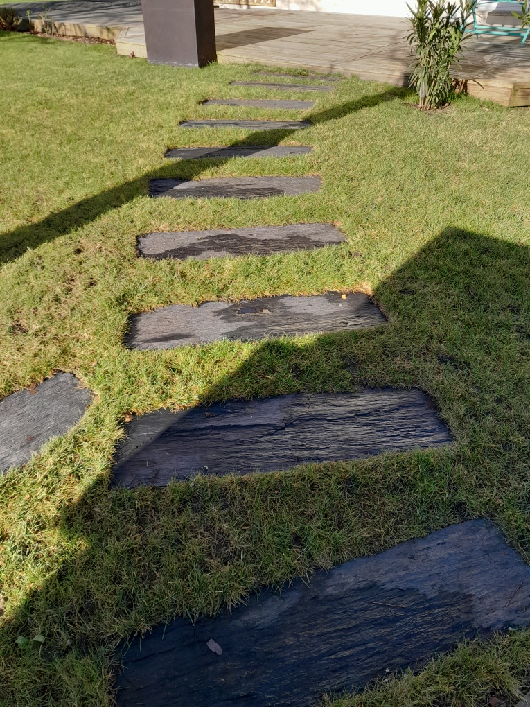 Plaque de schiste noir 30 cm