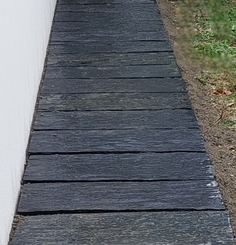 Plaque de schiste noir 50 cm