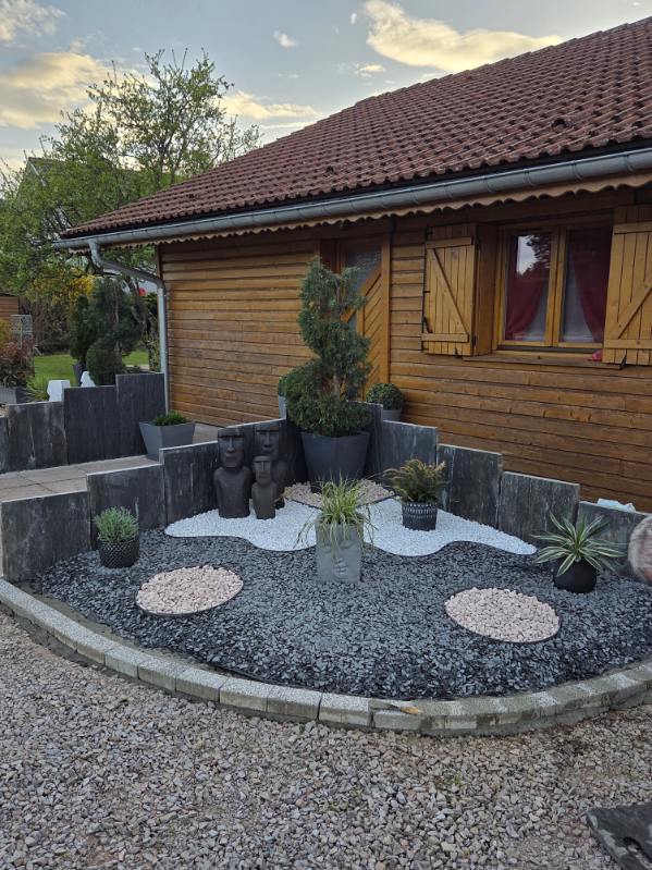 Plaque de schiste noir 50 cm