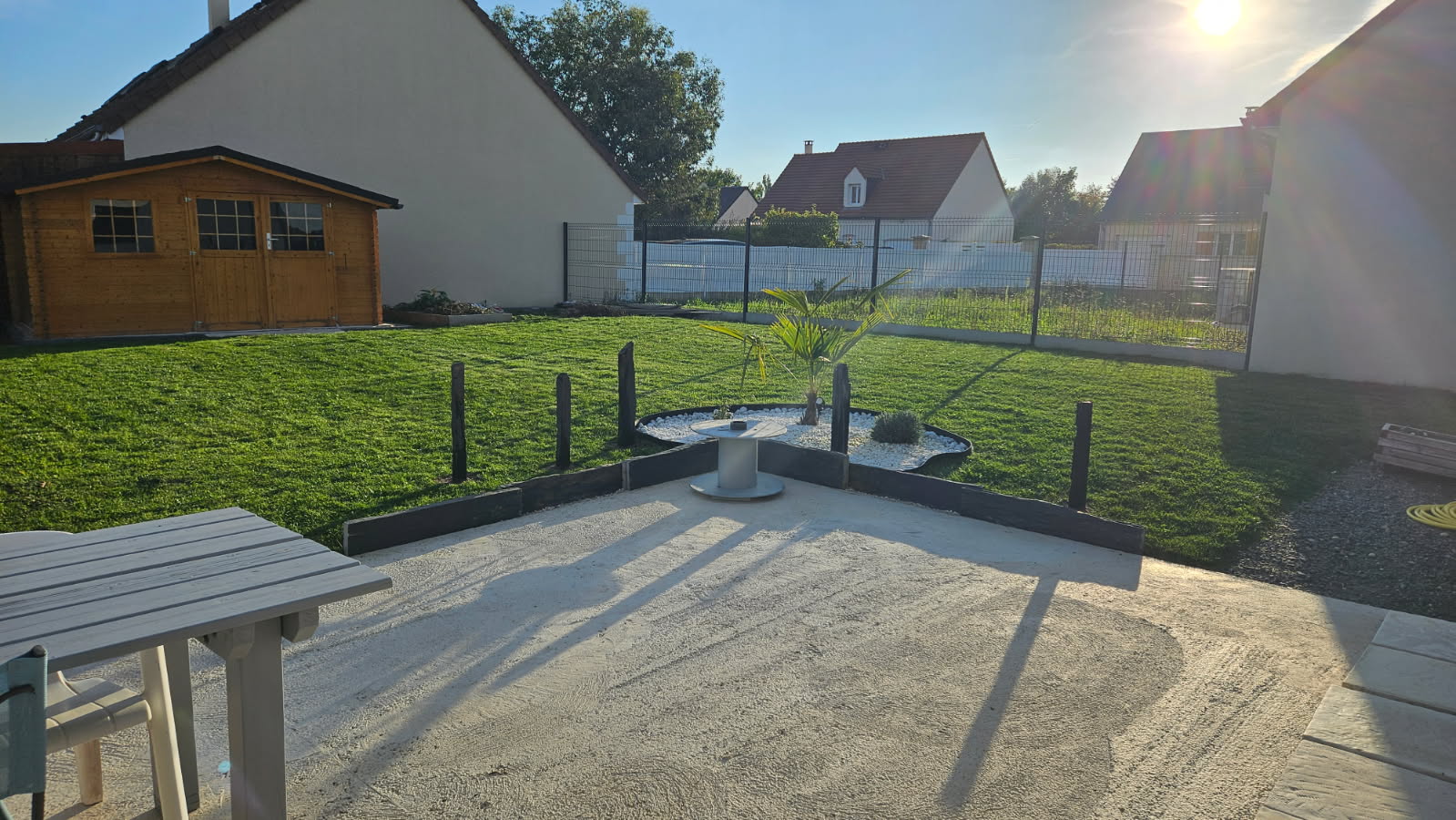 Piquet de schiste scié