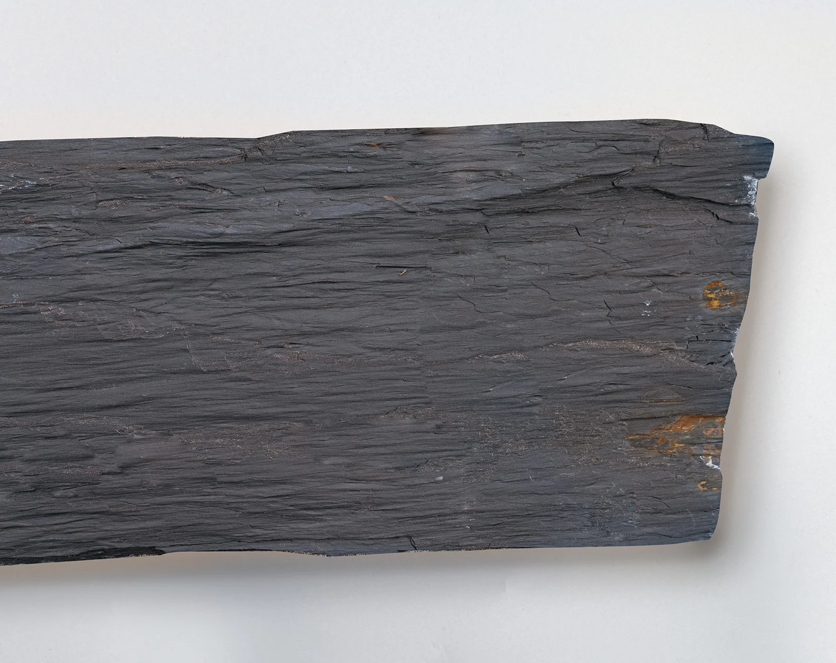 Plaque de schiste noir brut 30 cm