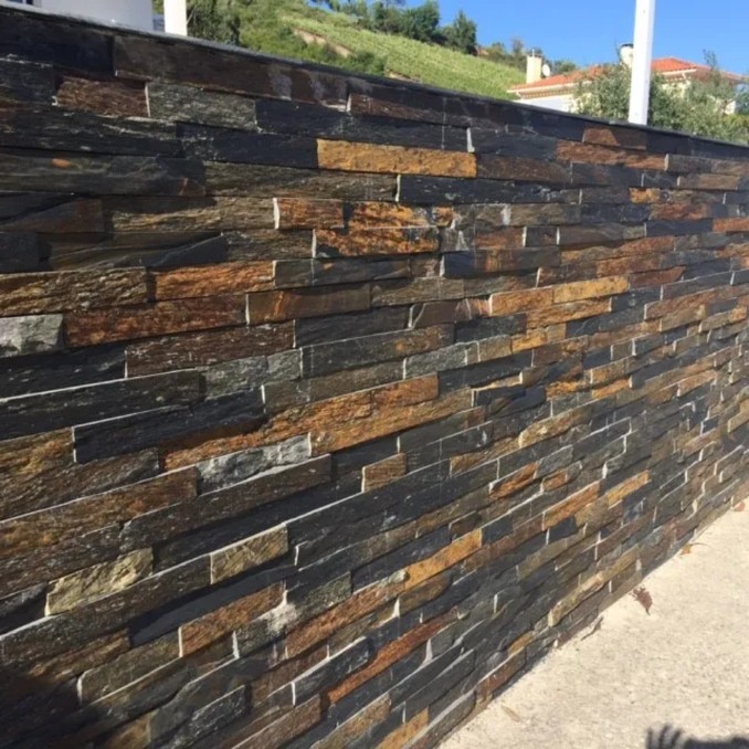 Parement en schiste naturel