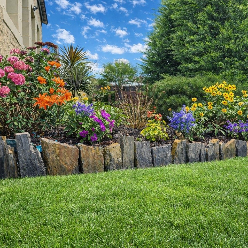 Piquet de schiste "nature" - longueur et bouts variables