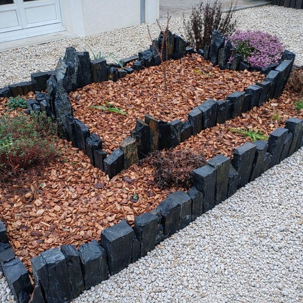 Piquet de schiste "nature" - longueur et bouts variables